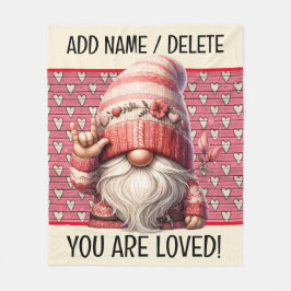 Verpakt in Love Fleece Deken