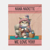 Verpakt in Love Fleece Deken (Voorkant)