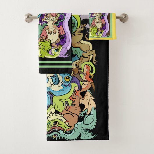 Verpakt in partijdragers bad handdoek (Insitu)