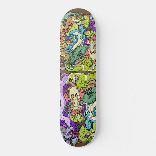 Verpakt in partijdragers skateboard (Voorkant)