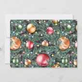 Verpakt in rood | Holiday Foto Collage Kaart (Achterkant)