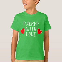 Verpakt met het T-shirt van Love Kind
