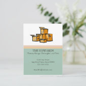 Verpakte bewegende aankondiging (Staand voorkant)