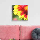 Verpakte botanische canvas bloem fotografie print (Insitu (Woonkamer))