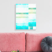 verpakte canvas waterverf abstracte kunst (Insitu (Woonkamer))