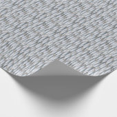 Verpakte sardines - marinepapier cadeaupapier (Hoek)