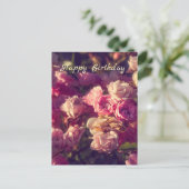 Verpersoonlijkte zoete rode rozen briefkaart (Staand voorkant)