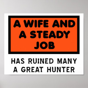 Verpest een Grote Jager Grappige Poster