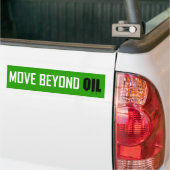 Verplaatsen boven olie bumpersticker (Op Truck)