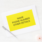 Verplaatsen College Storage Box Label (Envelop)