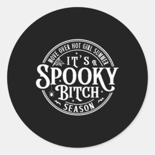 Verplaatsen over Hete Meisjes Zomer IT39s Spooky-b Ronde Sticker