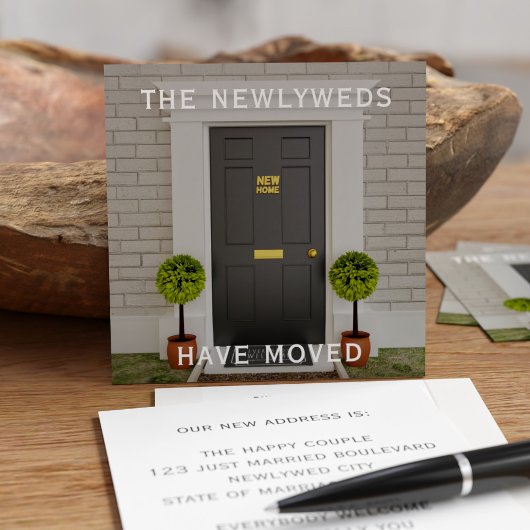 Verplaatsend Aankondiging Vierkante Verandering va