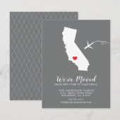 Verplaatsende aankondiging | Deelstaat Californië (Voorkant / Achterkant)