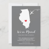 Verplaatsende aankondiging | Deelstaat ILLINOIS (Voorkant)
