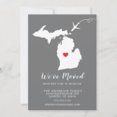 Verplaatsende aankondiging | Deelstaat MICHIGAN (Voorkant)