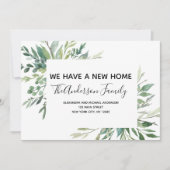 Verplaatsende aankondiging Eucalyptus Greenery (Voorkant)