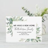 Verplaatsende aankondiging Eucalyptus Greenery (Staand voorkant)