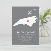 Verplaatsende aankondiging | NOORD CAROLINA (Staand voorkant)