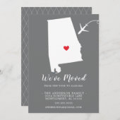 Verplaatsende aankondiging | Staat ALABAMA (Voorkant / Achterkant)