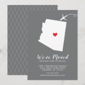 Verplaatsende aankondiging | Staat ARIZONA (Voorkant / Achterkant)