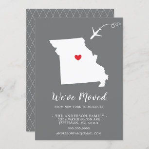 Verplaatsende aankondiging   Staat MISSOURI