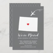 Verplaatsende aankondiging | StaatsCOLORADO (Voorkant / Achterkant)