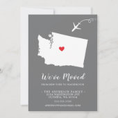 Verplaatsende aankondiging | StaatsWASHINGTON (Voorkant)