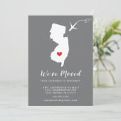 Verplaatsende aankondiging | State NEW JERSEY (Staand voorkant)