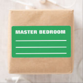 Verplaatsende paketiketten etiket (Insitu)