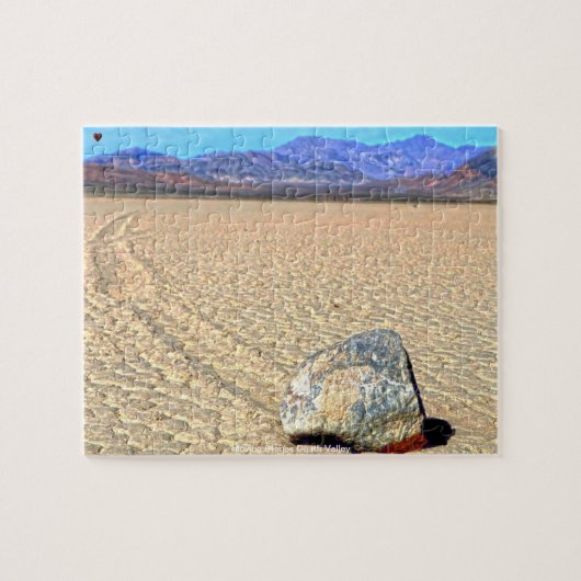 Verplaatsende Stones Death Valley Legpuzzel (Horizontaal)