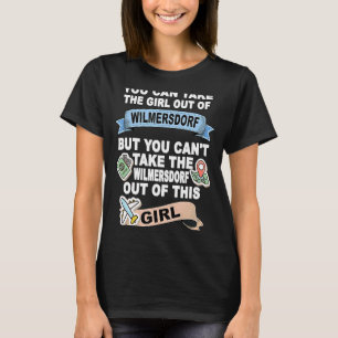 Verplaatsing van het meisje uit Berlijn Wilmersdor T-shirt
