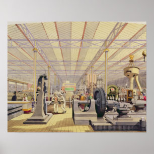 Verplaatsingsmachines, bord 49, van de Dickinsons Poster