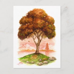 Verplaatsingsseizoenen Briefkaart