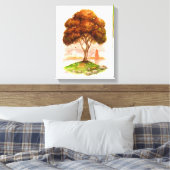 Verplaatsingsseizoenen Canvas Afdruk (Insitu (Slaapkamer))