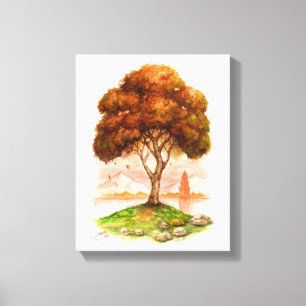 Verplaatsingsseizoenen Canvas Afdruk