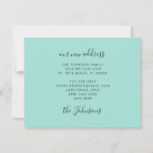 Verplaatst naar Florida Sandy Beach Ocean Waves Aankondiging (Achterkant)