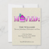 Verplaatste aankondiging (Paarse) (Voorkant)