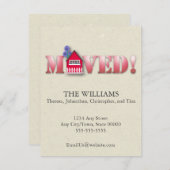 Verplaatste aankondiging (rood) (Voorkant / Achterkant)