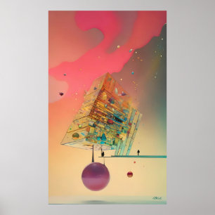 Verplaatste Mensen Plaatsen Koningen Poster