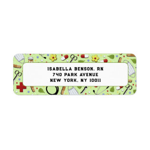 Verpleegadres label
