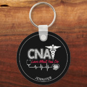 Verpleegassistent (CNA) Gepersonaliseerde Sleutelh Sleutelhanger (Voorkant)