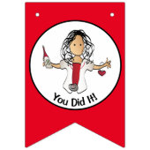 Verpleegbaar Afstuderen Aangepast RN LPA CNA-banne Vlaggetjes (Tweede vlag)