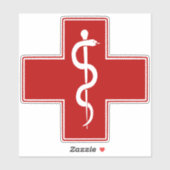 Verpleegcentrum van Asclepius Sticker (Vel)