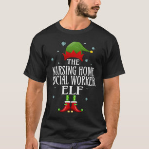 Verpleeghuis Sociaal werker Elf Family Matching CH T-shirt