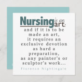 Verpleegkunde is een aankondiging van het KunstAfs (Voorkant / Achterkant)