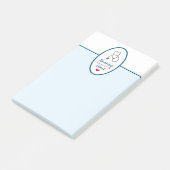 Verpleegkunde is een werk van het hart Gezegde met Post-it® Notes (Schuin)