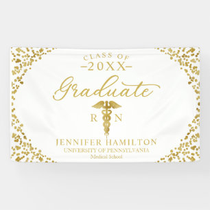 Verpleegkunde Medische School Witgoud Afstuderen Spandoek