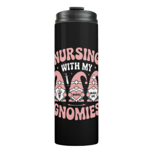 Verpleegkunde met mijn kabouters verpleegkundige l thermosbeker