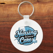 VERPLEEGKUNDE OMDAT HET ONS KAN SCHELEN SLEUTELHANGER (Voorkant)