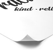 Verpleegkundehartklinker Wolk Poster (Hoek)